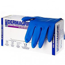 Перчатки сверхпрочные DERMAGRIP® High Risk, латекс, синий